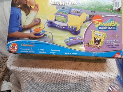 RARE Vtech SpongeBob Squarepants Vsmile Video Game System in Box, Hard to Find
