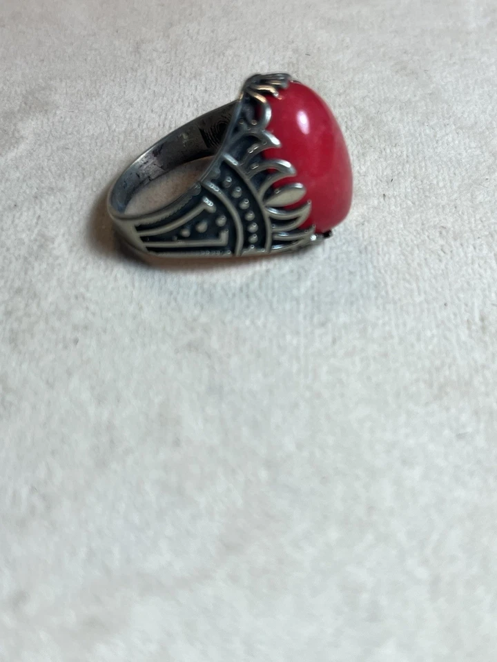 Anillo Yemení Ageeq Plata de Ley 925 Foto 2 de 4