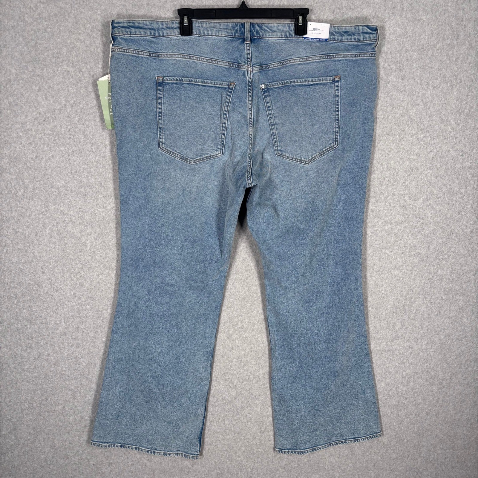 H&M Bootcut Jeans Size 28 High Waist Rise Stretch Light Retro 70s Boho Western thumbnail 5