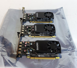 Lot of 3 NVIDIA Quadro P620 2GB GDDR5 4x Mini DP Graphics Cards
