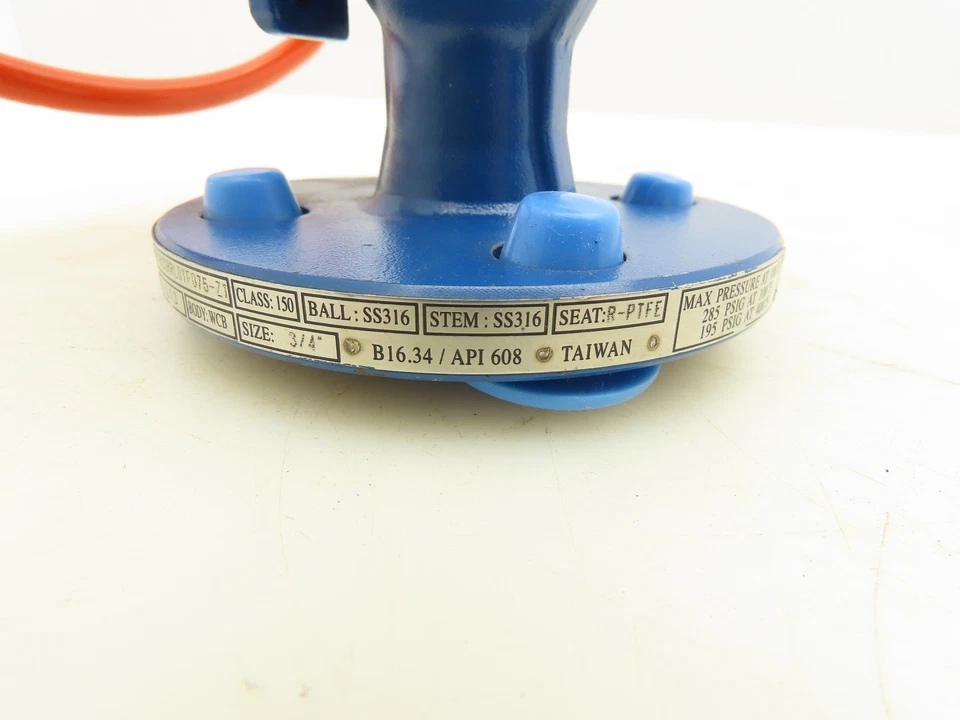 Quadrant F1RCSRRL01F075-Z1 Flanged Ball Valve 3/4"Class 150 285 PSI@ 100°F - Image 3 of 4