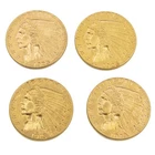 1913-1929 $2.50 Indian Head Quarter Eagle U.S. Gold Coins Lot of 4 NR #C739-6