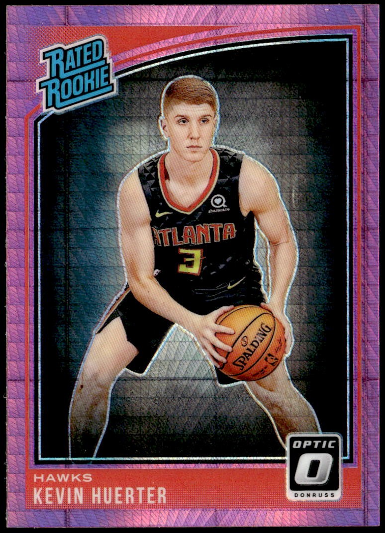2018-19 Donruss Optic #184 Kevin Huerter Hyper Pink Rated Rookie E1