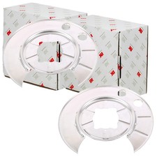 2X NK SPRITZBLECHE BREMSSCHEIBEN HINTEN PASSEND FÜR TESLA MODEL