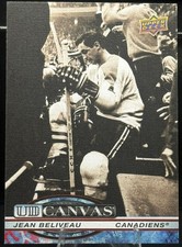 Jean Beliveau 2025-26 Upper Deck Series 2 UD Canvas Retired Stars #C-252
