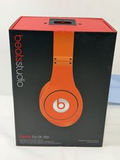 Beats by Dr. Dre Studio Headband Headphones - Orange Open Box No Case Included
