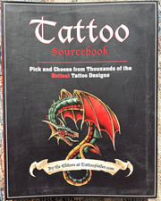 TATTOO SOURCE BOOK Thousands of Tattoo Flash Designs and Ideas. 516 pages