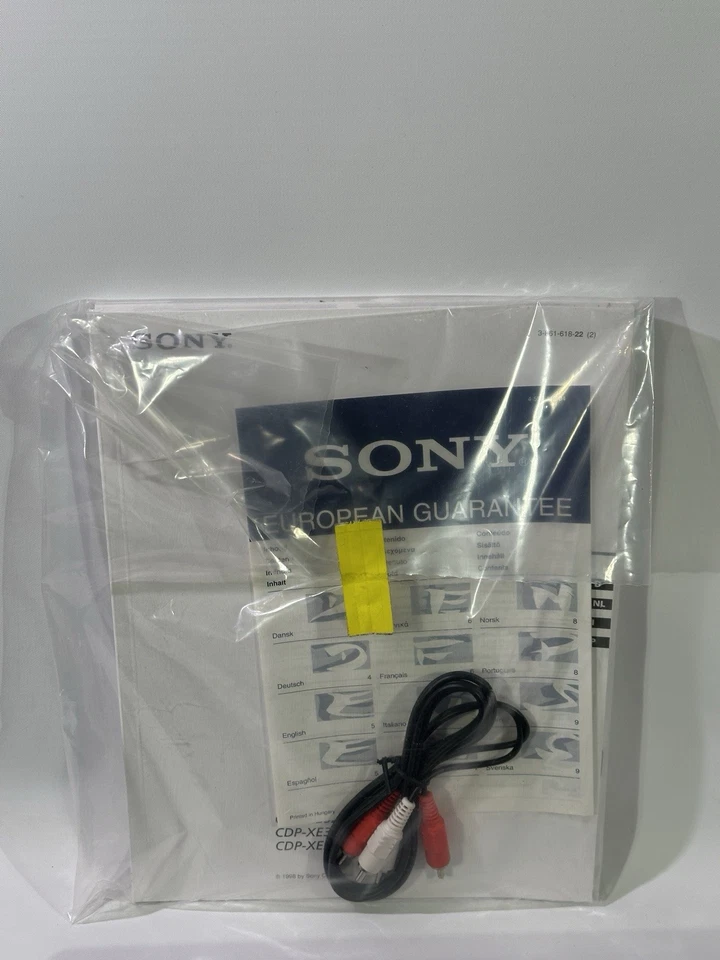 Sony CDP-XE220 CD Compact DISC Player Toslink Digital Out Hakt Defekt Unklar - Bild 3 von 4
