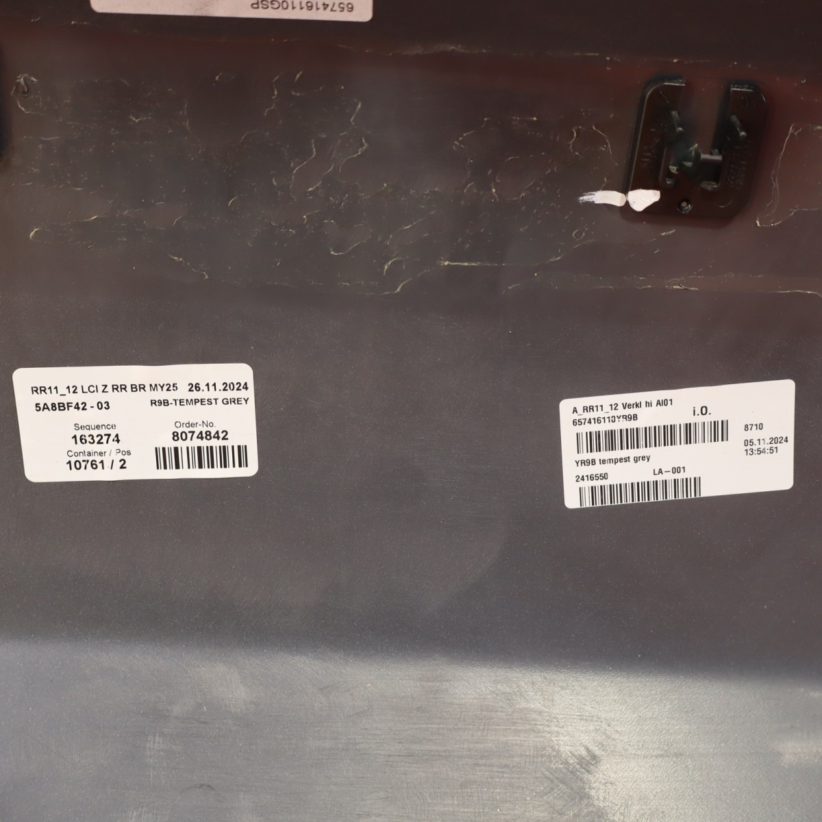ROLLS ROYCE PHANTOM REAR BUMPER 2024 2025 51125B60EC8 GRAY OEM