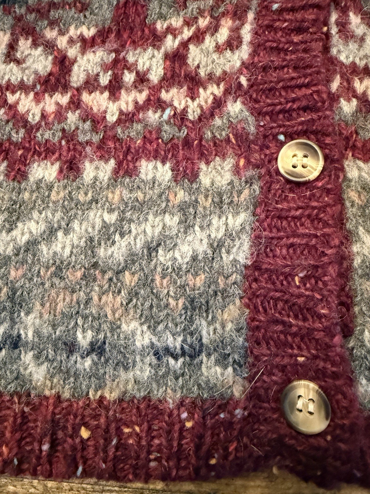 Vtg American Eagle Wool Blend  Patterned Multi Co… - image 7