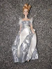 1996 Barbie Silver Royale Doll Mattel Silver Gown Vintage As Is