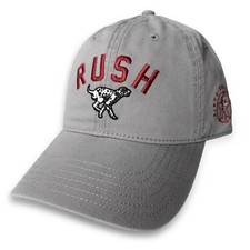 Rush Fifty Something Grey Dalmation Dad Hat Full Embroidered