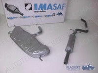 Imasaf Auspuff Komplett Ab Kat für VW Golf VI 6 + Golf Plus 1.4 59KW 2006-2013