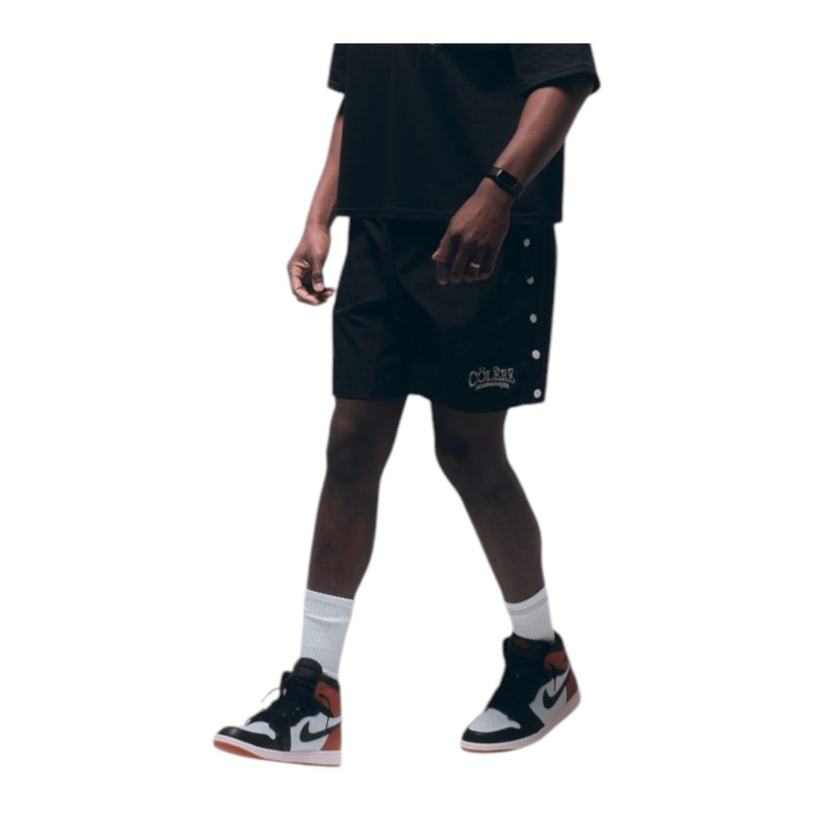 Hudson Outerwear Shorts Colere Snap Off Mens Black 574