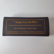 Realistic Emergency 40 Channel CB Radio TRC-412 Walkie Talkie Handheld Car 