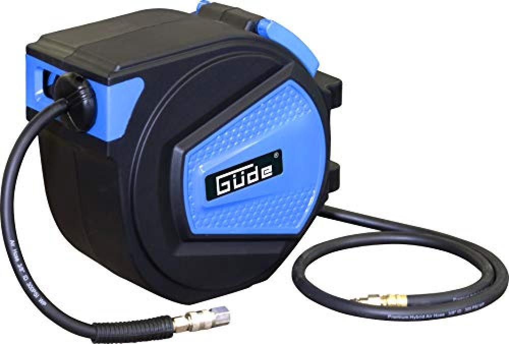 Güde 2882 Avvolgitubo Automatico 15m Blu | Aria Compressa Professionale