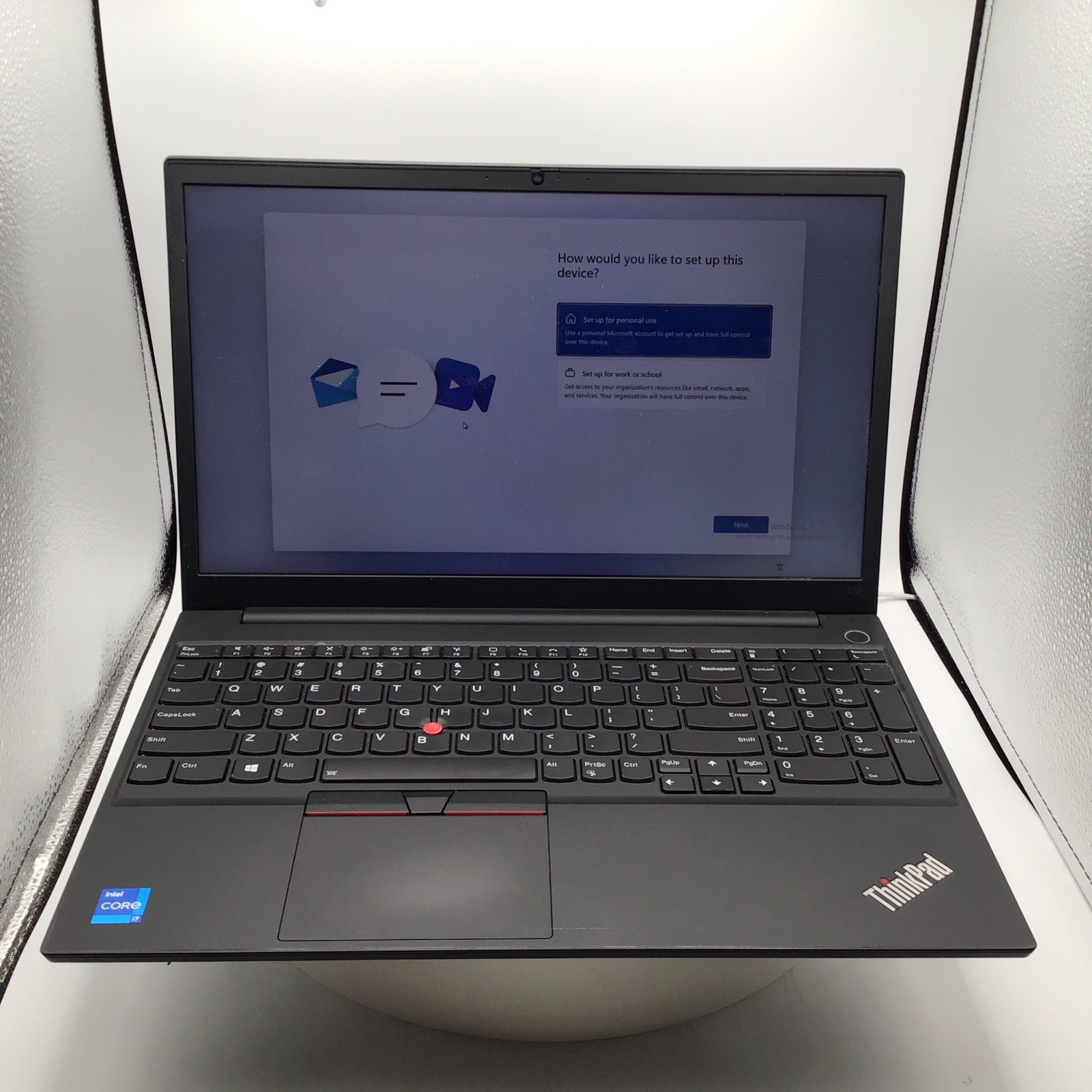 lenovo thinkpad e15 gen2, 15.6-Inch Laptop, with i7-1165G7, Windows 10 Pro