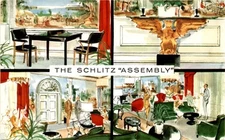 Schlitz Brewery, Milwaukee, Wisconsin, Brooklyn, New York, Los Postcard