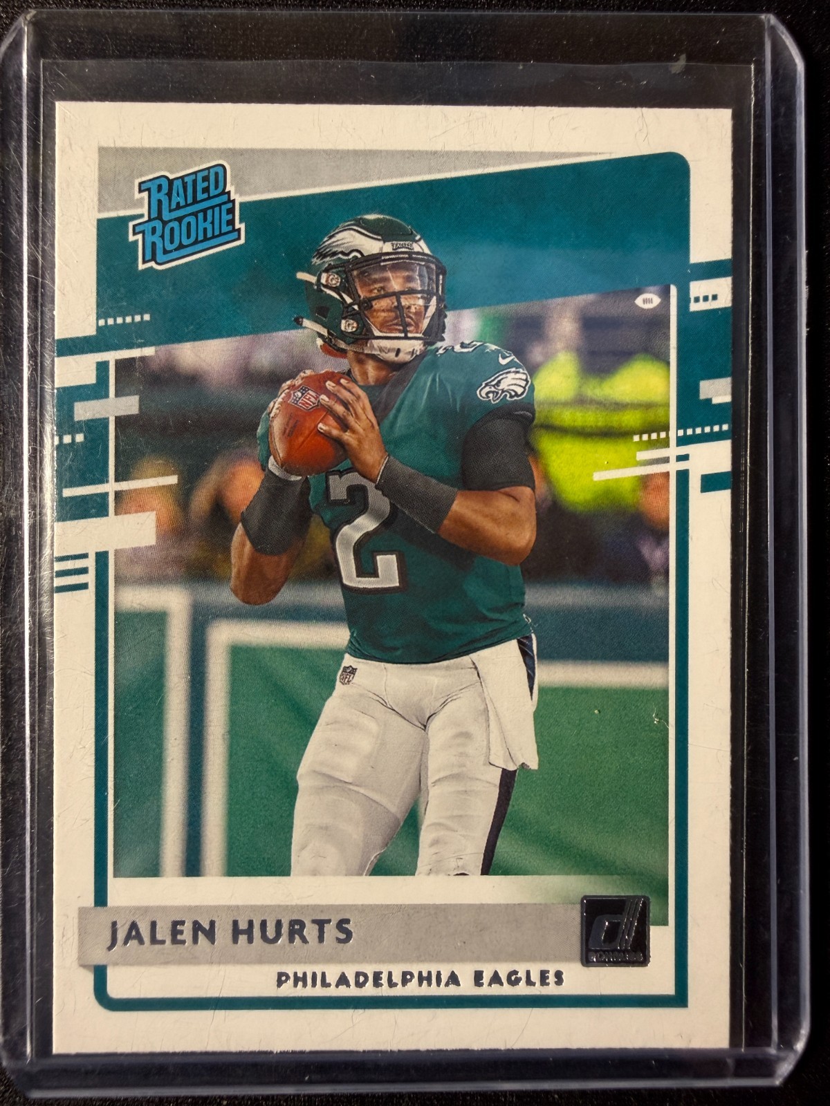2020 Panini Donruss - Jalen Hurts #314 (RC) Rated Rookie Eagles