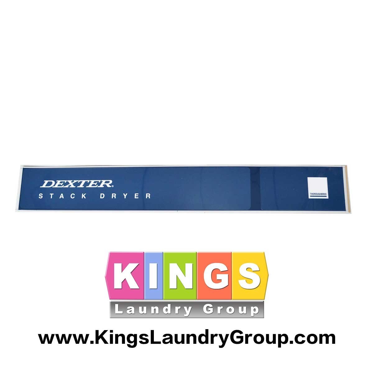 Upper Front Panel Decal For Dexter Dryer 9412-084-001 Free Shipping