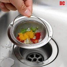 1Pc Stainless Steel Kitchen Sink Strainer Filter Food Waste Hair Catcher Drain