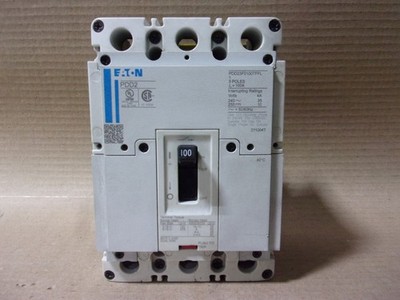 New Eaton PDD PDD2 PDD23F0100TFFL 3 Pole 100 Amp 240V Circuit Breaker NTO
