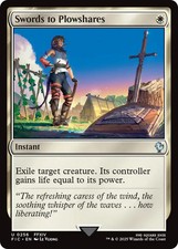 MTG Swords to Plowshares [FINAL FANTASY Commander] Near Mint Magic