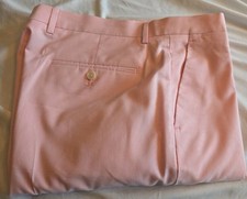 Express Chino Pants Mens 36x32 Pink/White Extra Slim  Stretch Comfort  Casual