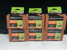 6 PACK Gator Dual-Grit Angled Sanding Sponge 120/180 Step 2-Prepare 3" x 4" x 1"