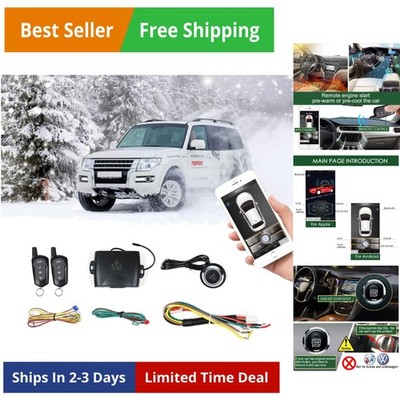Universal Car Alarm Remote Engine Start Kits One Key Remote Engine Start for ...