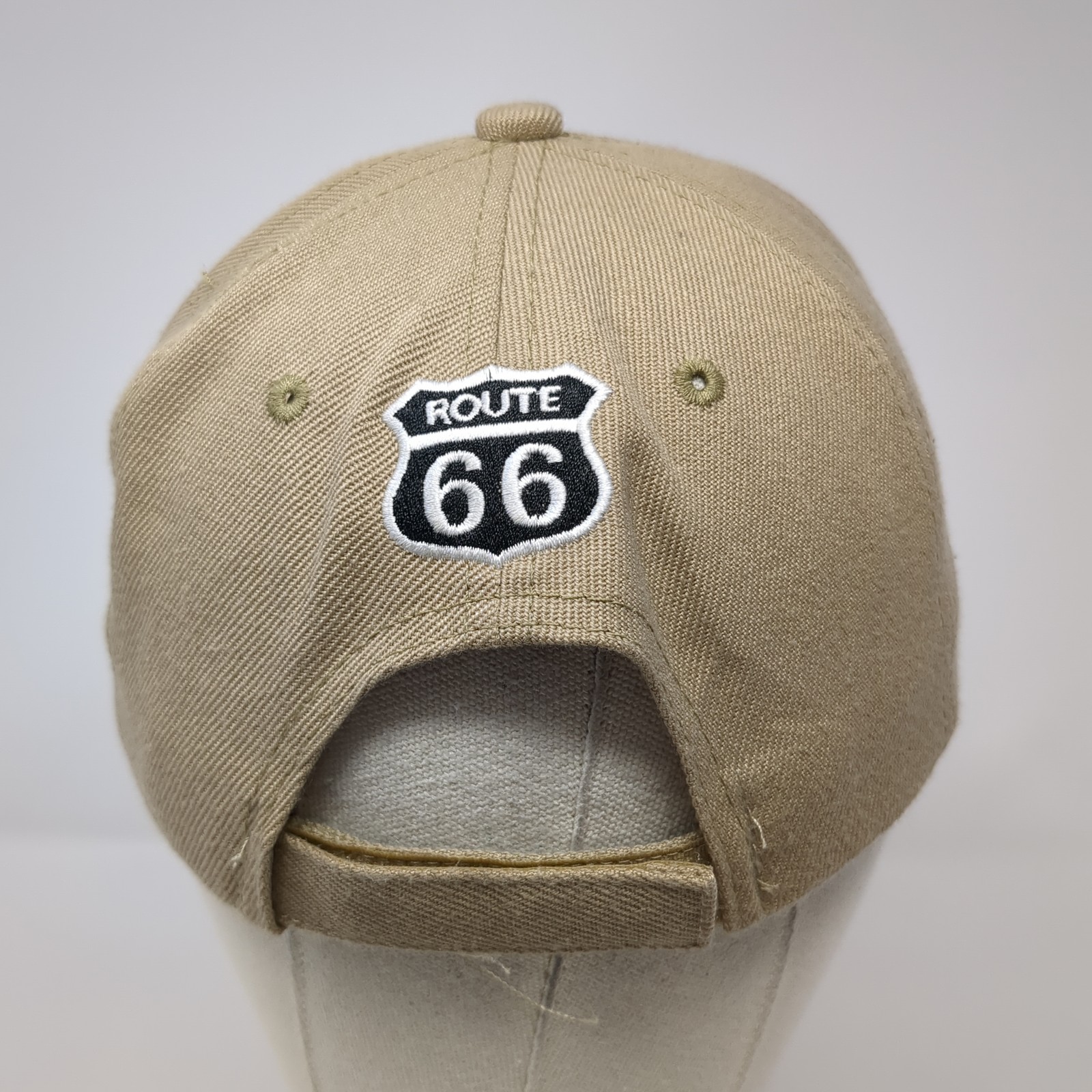 Route 66 Strapback Hat Solid Brown One Size Adjus… - image 6