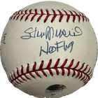 Stan Musial Autographed 12 Stats ONL Baseball PSA/DNA Grade 9 Mint HOF Cardinals