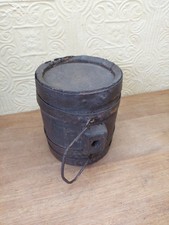 Antique Wooden Barrel Keg With Iron Banding
