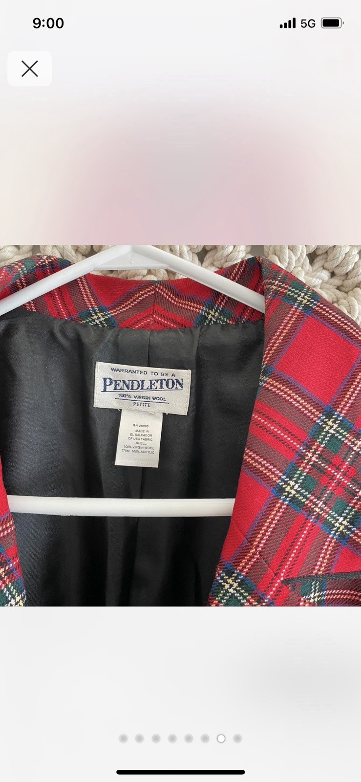 Pendleton Woman’s Plaid Blazer Size Medium Petite… - image 7