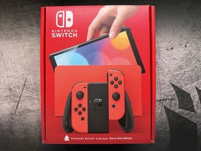 Nintendo Switch (OLED Model) HEG-001 Mario Red Limited Edition 64GB Console