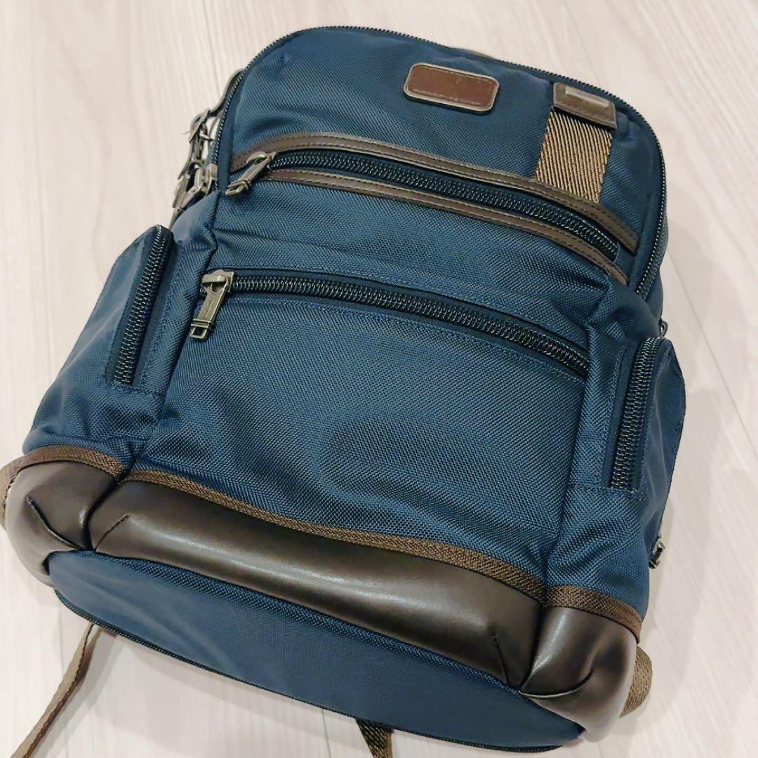 Tumi Alpha Bravo Knox Backpack in Navy - Durable Travel & Work Essential