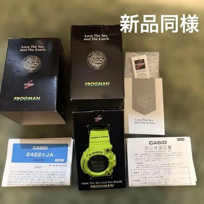 Casio G-Shock Frogman GW-200F-3JR Solar Rain Frog Rare Collectible Used