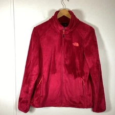 The North Face Women’s L  Raspberry Red Osito Jacket Fleece Full Zip High Pile
