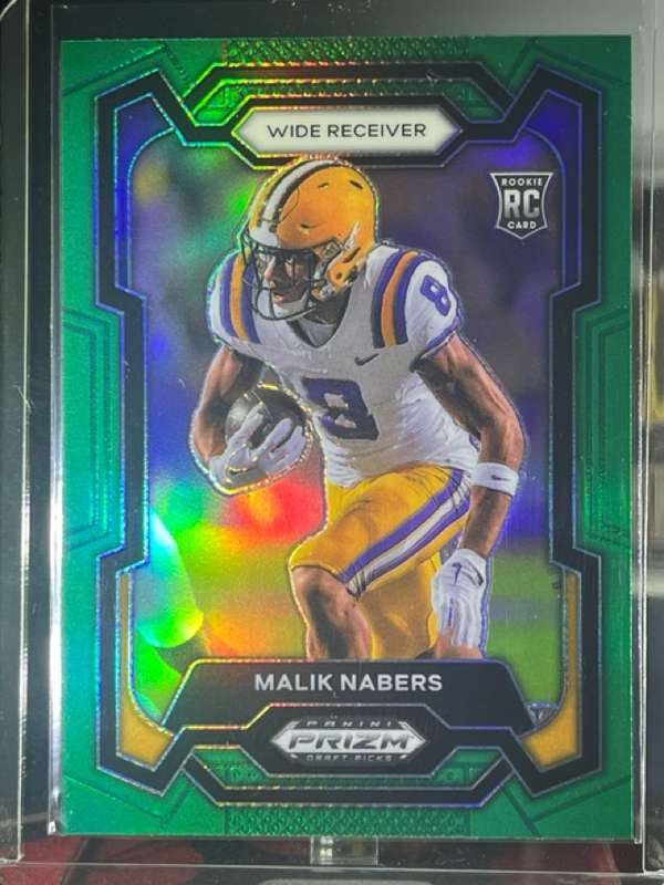 2024 Panini Prizm Draft Picks - Green #109 Malik Nabers Mint
