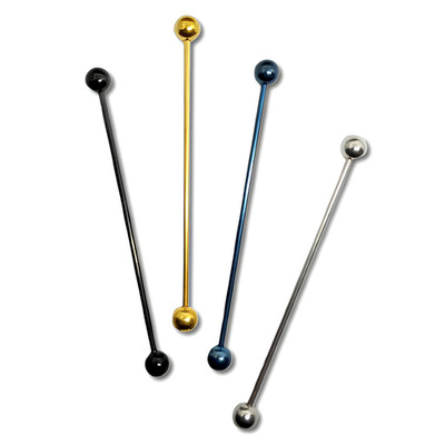 Industrial Barbell Extra Large 70mm Total -  14 Gauge (1.6mm) Choose Your Colour