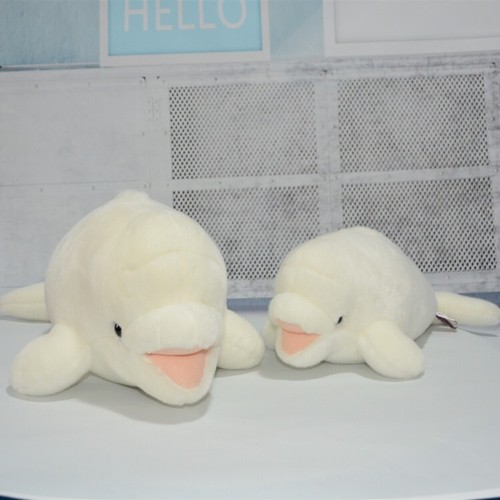 cute plush whale doll high quality white whale toy kids' gift about 27cm - Picture 2 of 5