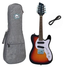 Musoo Brand Mandocaster Electric Mandolin W/ Gig bag