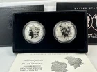 2023 S Morgan and Peace Dollar Reverse Proof Two Coin Set OGP