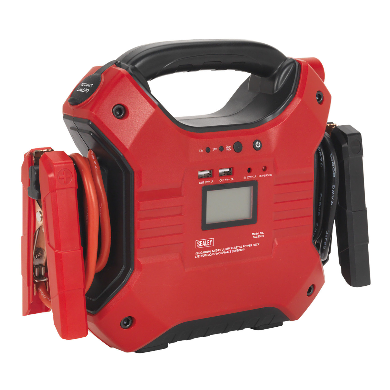 SEALEY SL32S 12/24V Jump Starter Power Pack Lithium-ion Phosphate