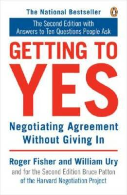 #ad Getting to Yes: Negotiating Agreement Without Giving In Paperback ACCEPTABLE $4.08