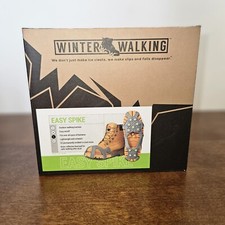 Winter Walking Easy Spike Ice Cleats- Large- NEW Outdoor Walking Traction Safety