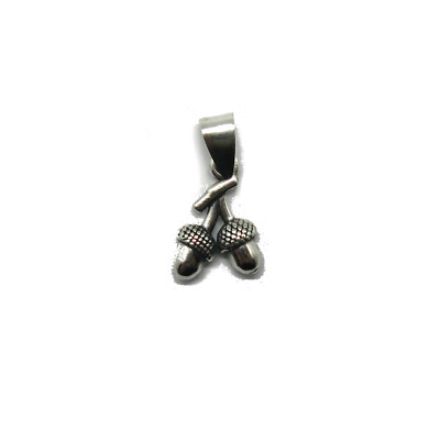 Genuine Sterling Silver Pendant Charm Solid Hallmarked 925 Acorn ...
