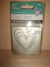 PROVO CRAFT CUTTLEBUG DIES CONCENTRIC HEARTS