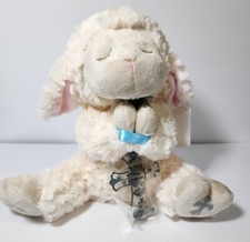 Ganz Serenity Lamb with Crib Cross Christening Baptism Easter EUC w Tags SOFT