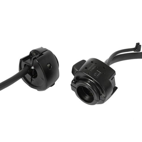 Black 1" Handlebar Control Switches Wiring Harness Fit For Harley Sportster Dyna - Picture 13 of 17